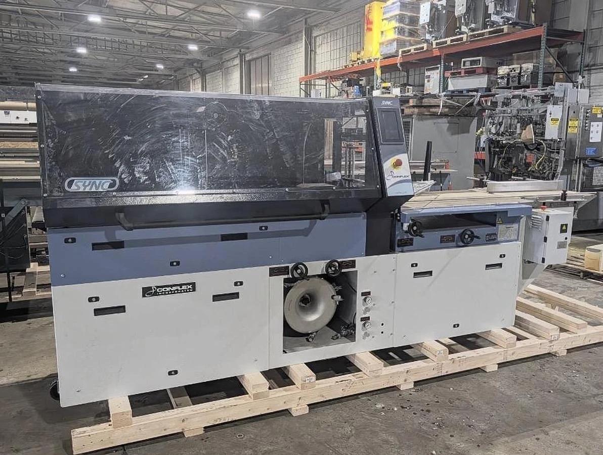 Used CONFLEX SYNC CONTINOUS MOTION SERVO SIDE SEAL SHRINK WRAPPER