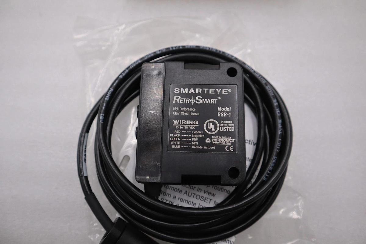 Used BRAND NEW TRI-TRONICS RSR-1 / RSR1 REFLECTIVE SENSOR RETROSMART STOCK H727A
