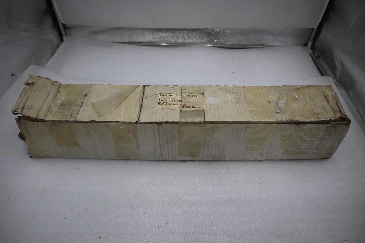 NEW SUPERWEB DRIVEN INFEED 17.5 IN ROLLER PART 208-045 STOCK W-45
