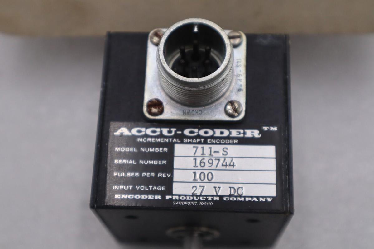 Used NEW ENCODER PRODUCTS 711-S ACCU-CODER 711S STOCK G562A