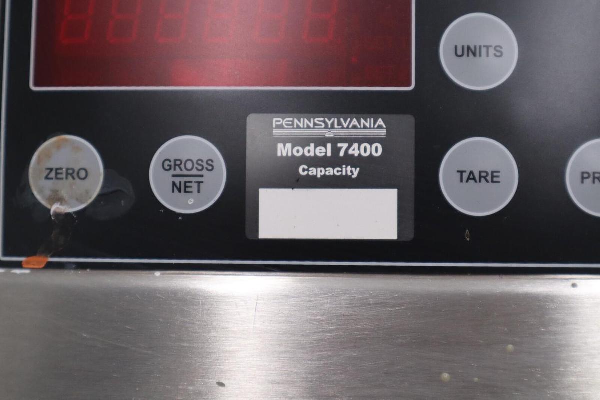 Used 7400 Pennsylvania Scale Digital Indicator Series STOCK 3426-D