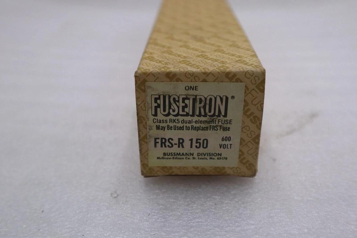 BUSSMAN FUSETRON FRS-R 150 DUAL ELEMENT TIME DELAY FUSE STOCK K-3540