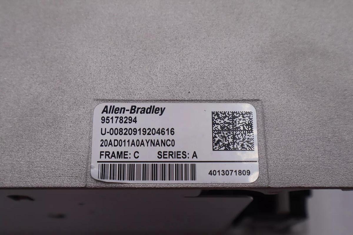 NEW Allen-Bradley PowerFlex 70 20AD011A0AYNANC0 No HIM AC Drive STOCK 2497
