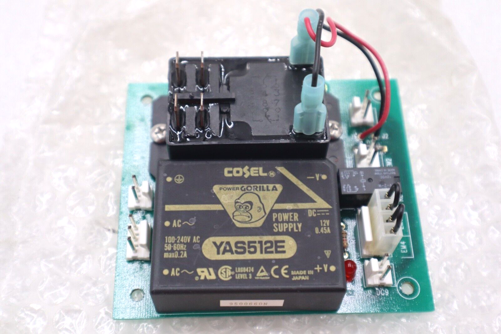 Used COSEL 5W YAW512E POWER SUPPLY 240V AC 12V DC 0.45A #K-1808