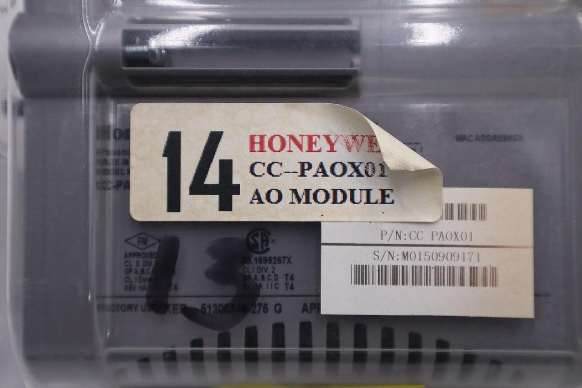 Used Honeywell 51405039-275 Analog Output Module CC-PAOX01 NEW UNIT STOCK G204A