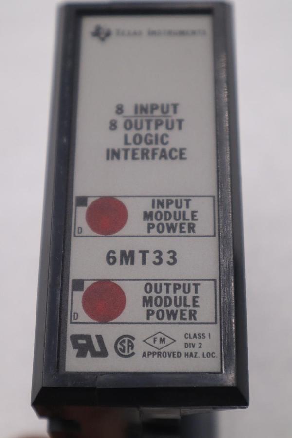 Used LOT OF 2 Texas Instruments 6MT33 Logic Interface Module STOCK 5178B