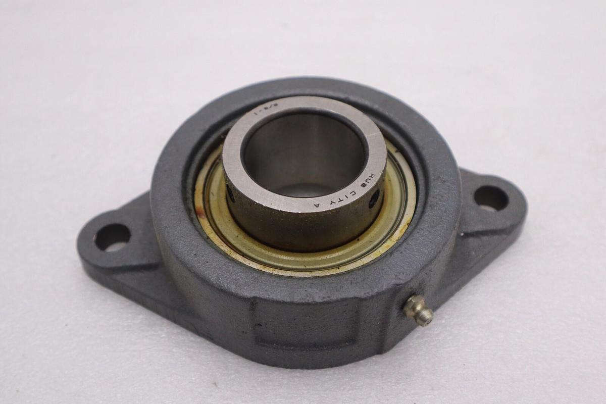 Used HUB CITY INDUSTRIALINE MOUNTED BEARING 2 BOLT FB260x1-5/8" STOCK 2137A