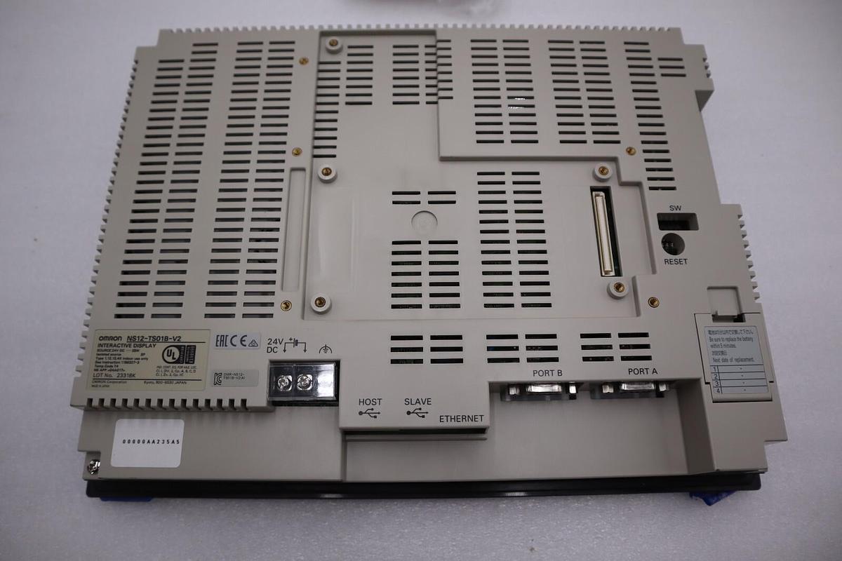 Used New NO BOX OMRON NS12-TS01B-V2 Interactive Display Color Touch Panel STOCK 2923A