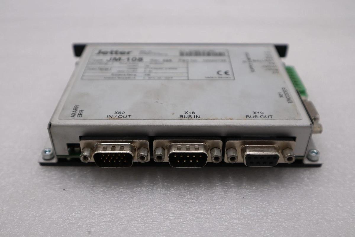 Used JETTER JM-108 REV 02A PART NO 10000749 Servo Drive STOCK H1068A