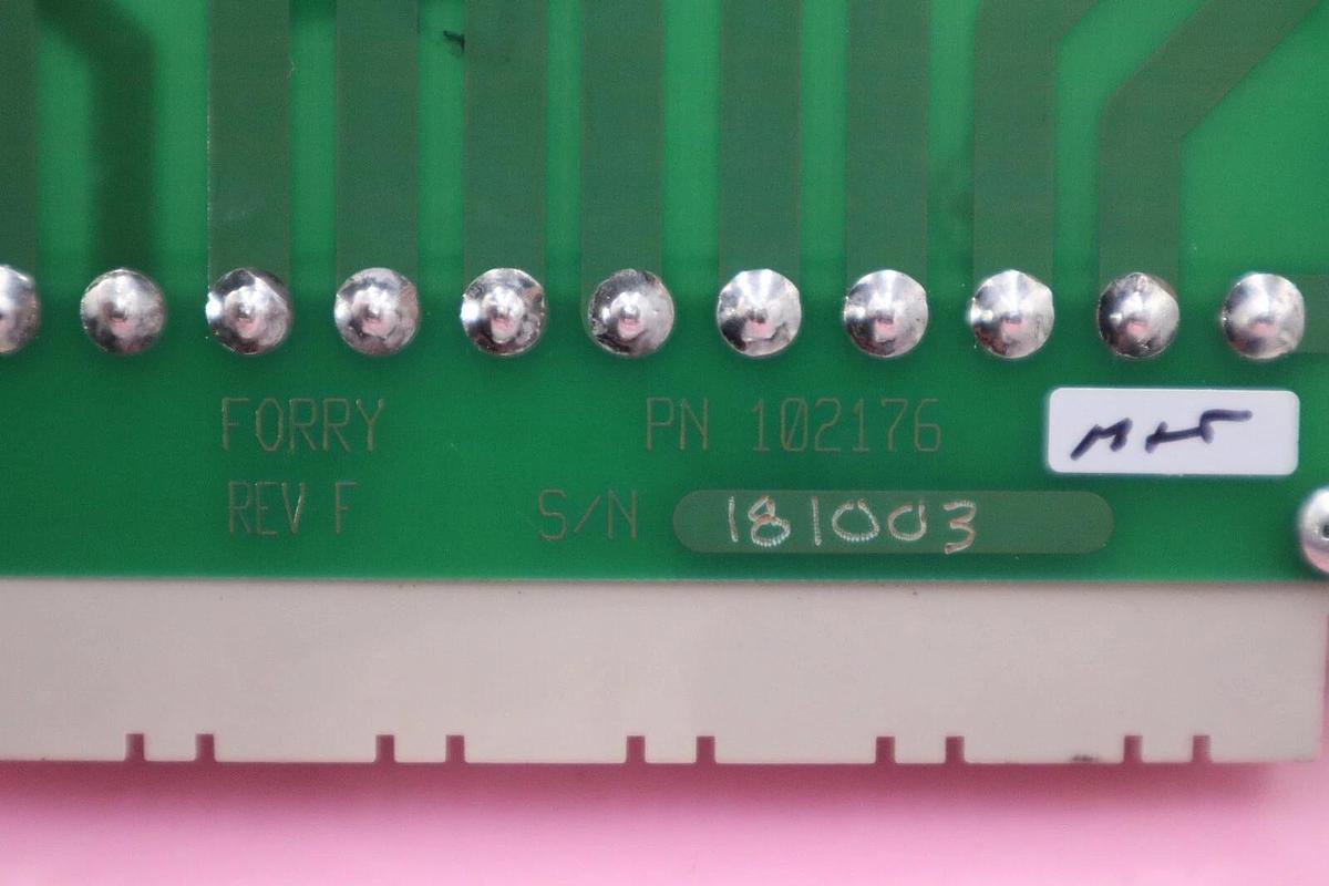 Used NEW FORRY CIRCUIT BOARD MONITOR 102176-12 REV F STOCK G655