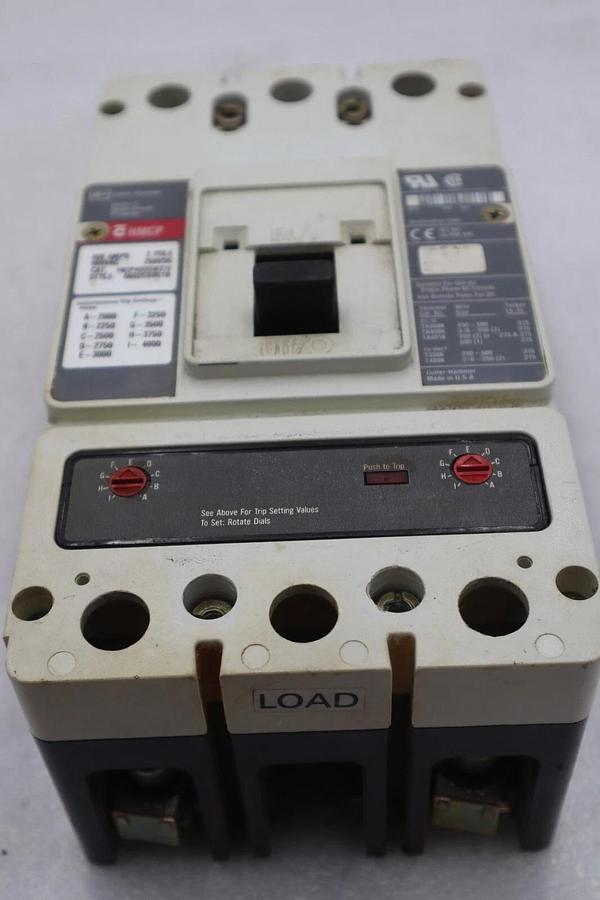 Used CUTLER-HAMMER HM2P400X5WS10 MOTOR CIRCUIT PROTECTOR SERIES C STOCK #3202