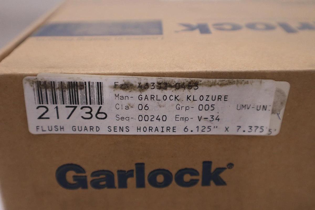 Used NEW GARLOCK 46333-0483 FLUSH-GARD SEAL - STOCK GF969