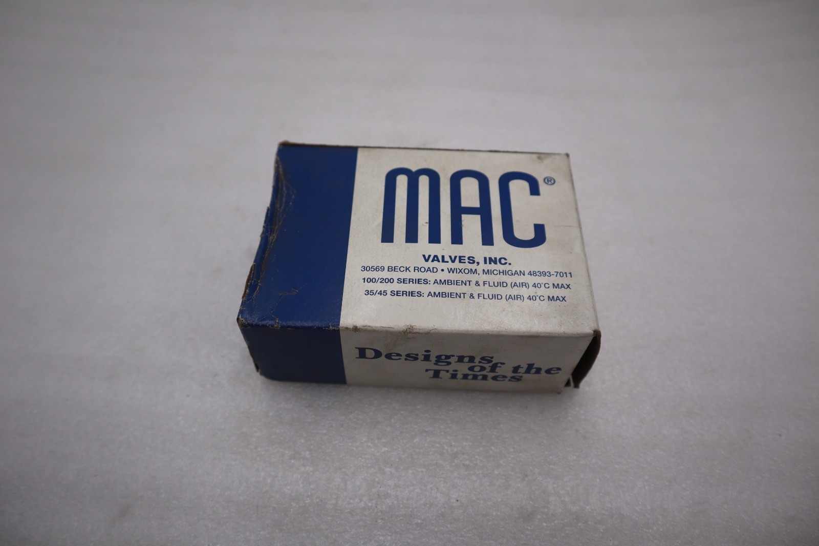 Used Mac 180003-112-0001 Pneumatic Solenoid Valve NEW OPEN BOX STOCK GF161A