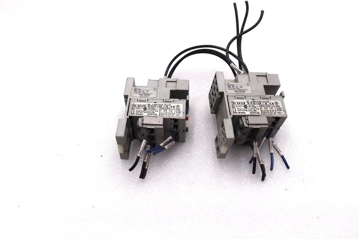 Used ALLEN BRADLEY 193-EA1CB 193-EPM1 DIN RAIL PANEL ADAPTER #L-631