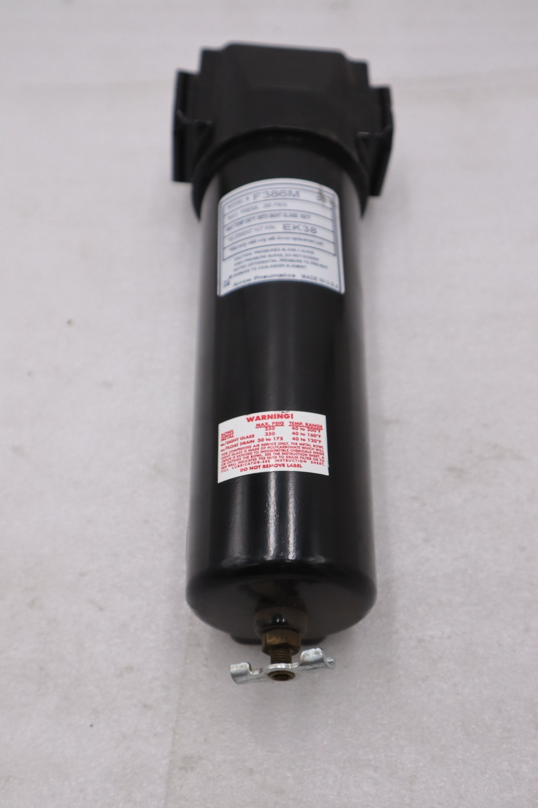 ARROW MID FLOW PARTICULATE FILTER 3/4" NPT, 40MIC, MB - STOCK GF216A