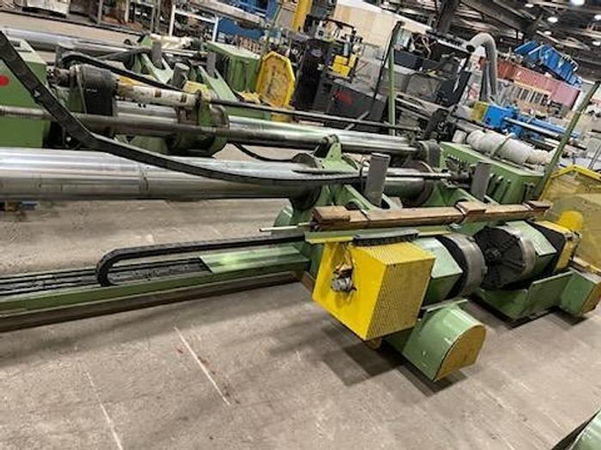 Used 100” WIDE PASABAN SHAFTLESS FLOOR PICK UNWIND STAND 60" DIAMATER (2 AVAILABLE)