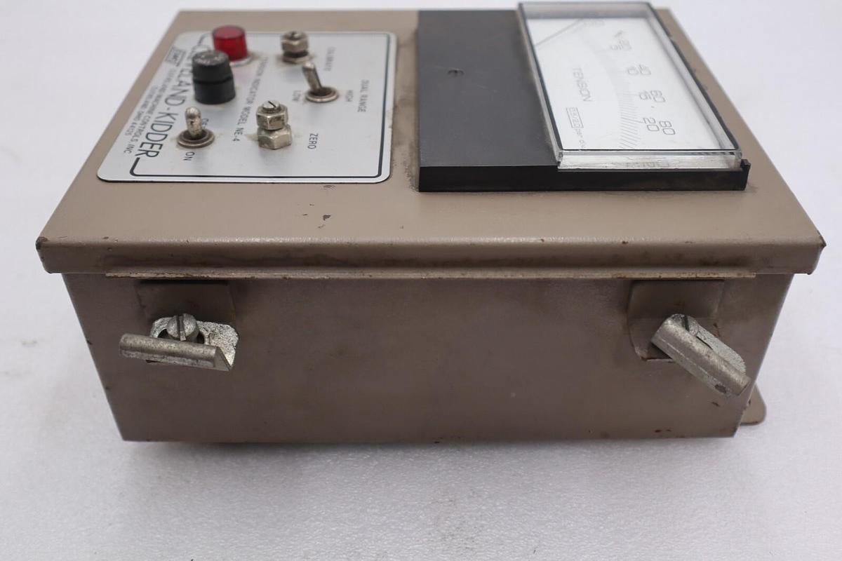 Used Cleveland-Kidder Web Tension Indicator Equipment NE-4/DR-4/TA-10/ER-4 #4111