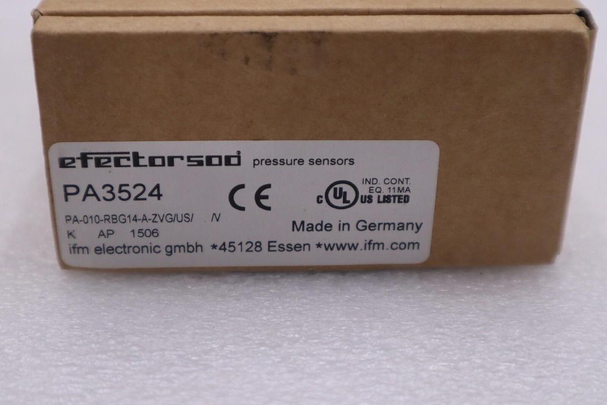 Used NEW OPEN BOX IFM PA3524 Pressure Transmitter STOCK G669A