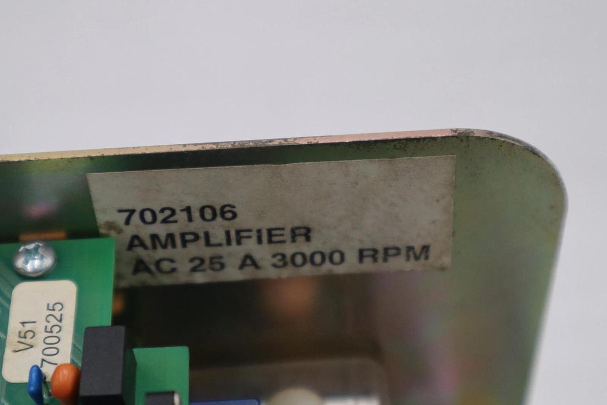 Used BYSTRONIC 702106 SERVO AMPLIFIER CNC AC25A 3000RPM 6PB STOCK 5353