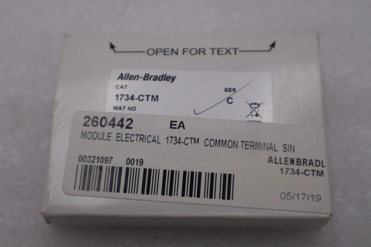Allen Bradley 1734-CTM Current Terminal Module, Point I/O NEW UNIT STOCK H1198A
