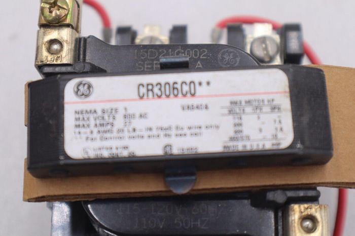GE CR306C003 Magnetic Motor Starter NEMA 240V 3P 27A #4369