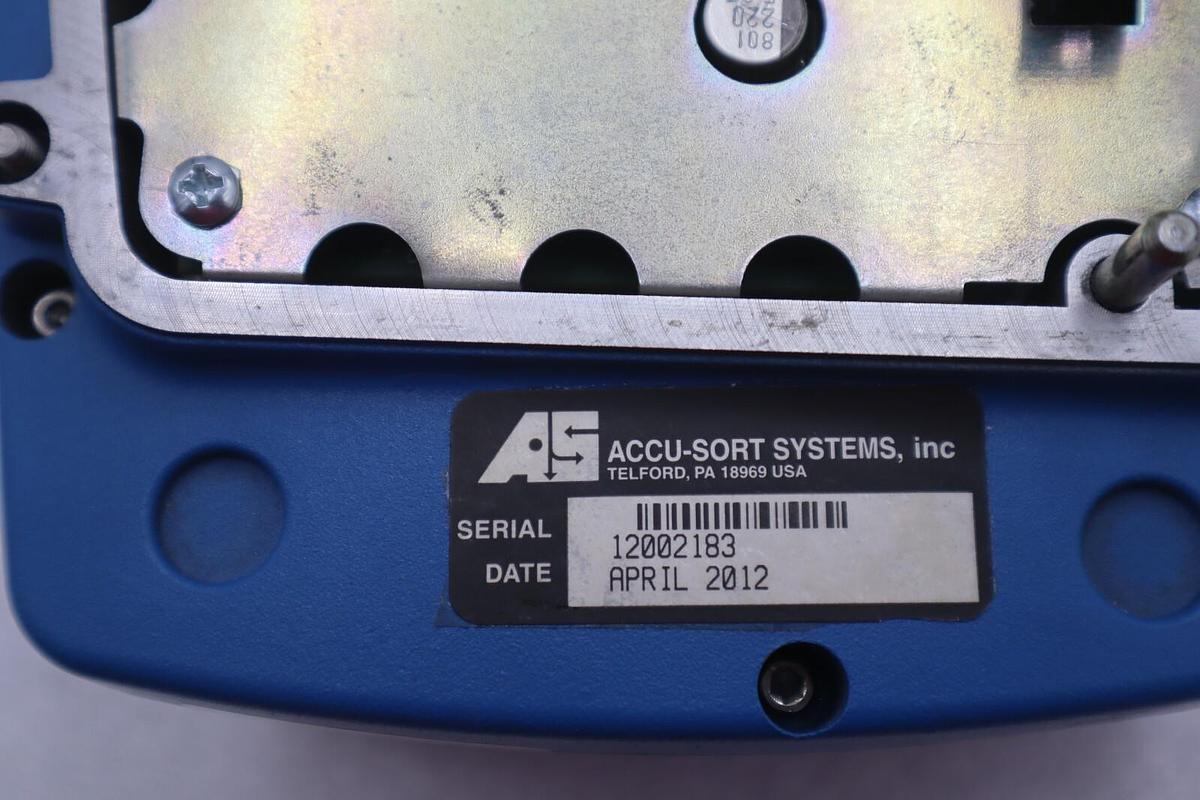 Used NEW ACCU-SORT AXIOM-X LASER BARCODE SCANNER OMNIDIRECTIONAL STOCK 3256
