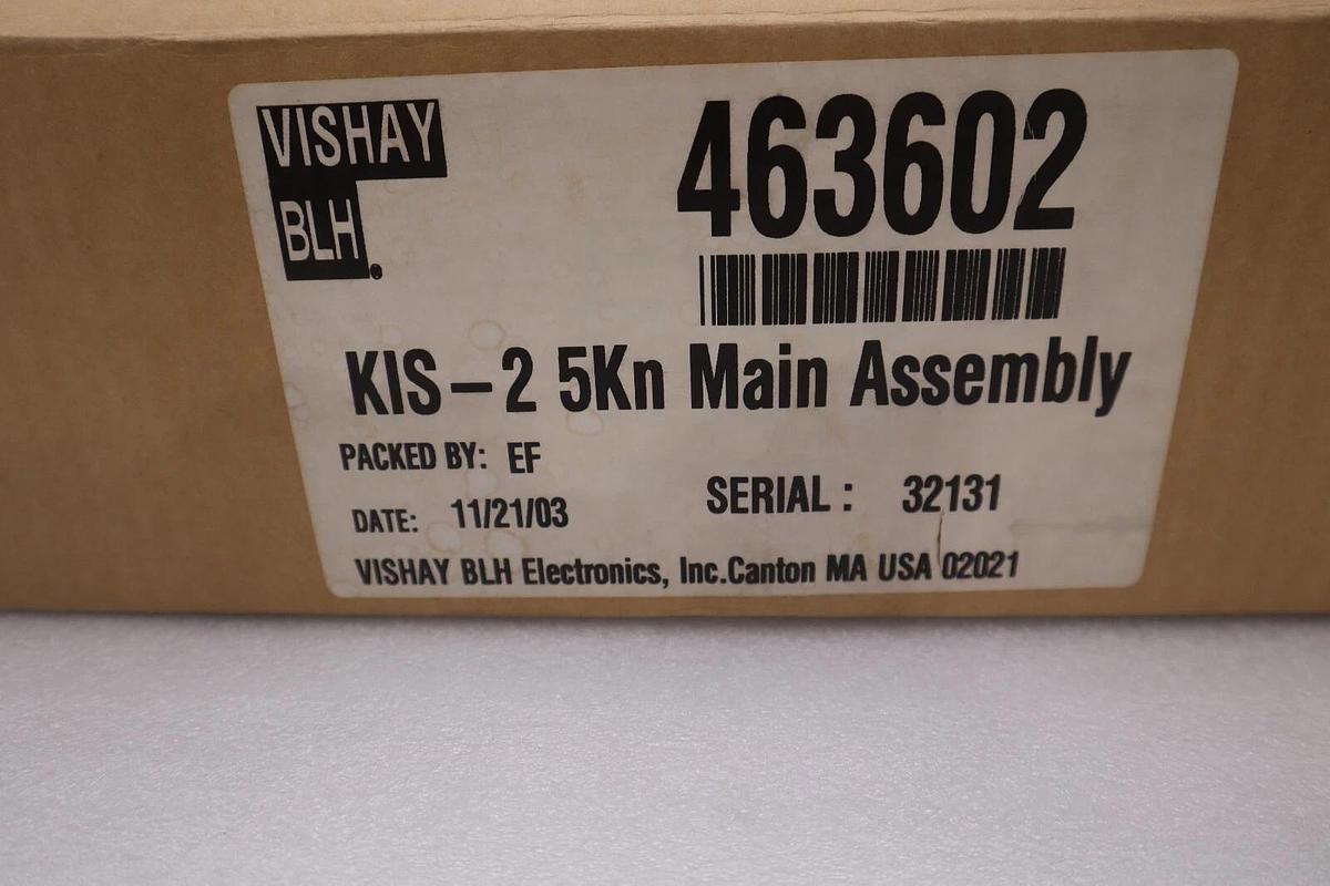 Used NEW IN BOX Vishay BLH KIS-2 Load Beam Transducer 5kN STOCK G192