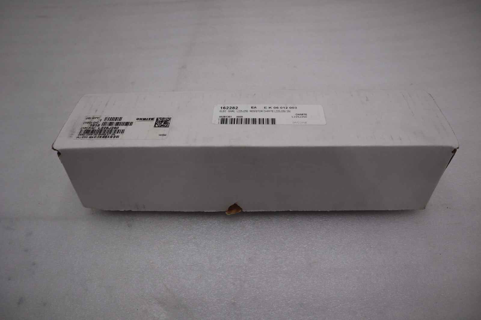 OHMITE L225J250 / L225J250 (NEW IN BOX) LOT OF 13 UNITS STOCK G437