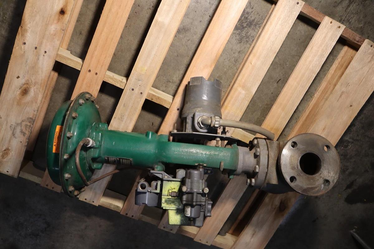 Used Fisher Control Valve Size 40 With Type 667 Pneumatic Actuator
