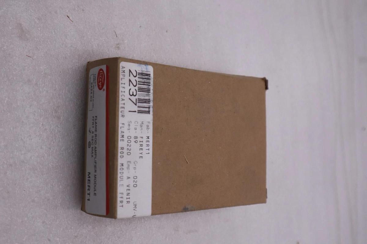 NEW OPEN BOX FIREYE MERT1 AMPLIFIER MODULE STOCK 4021B