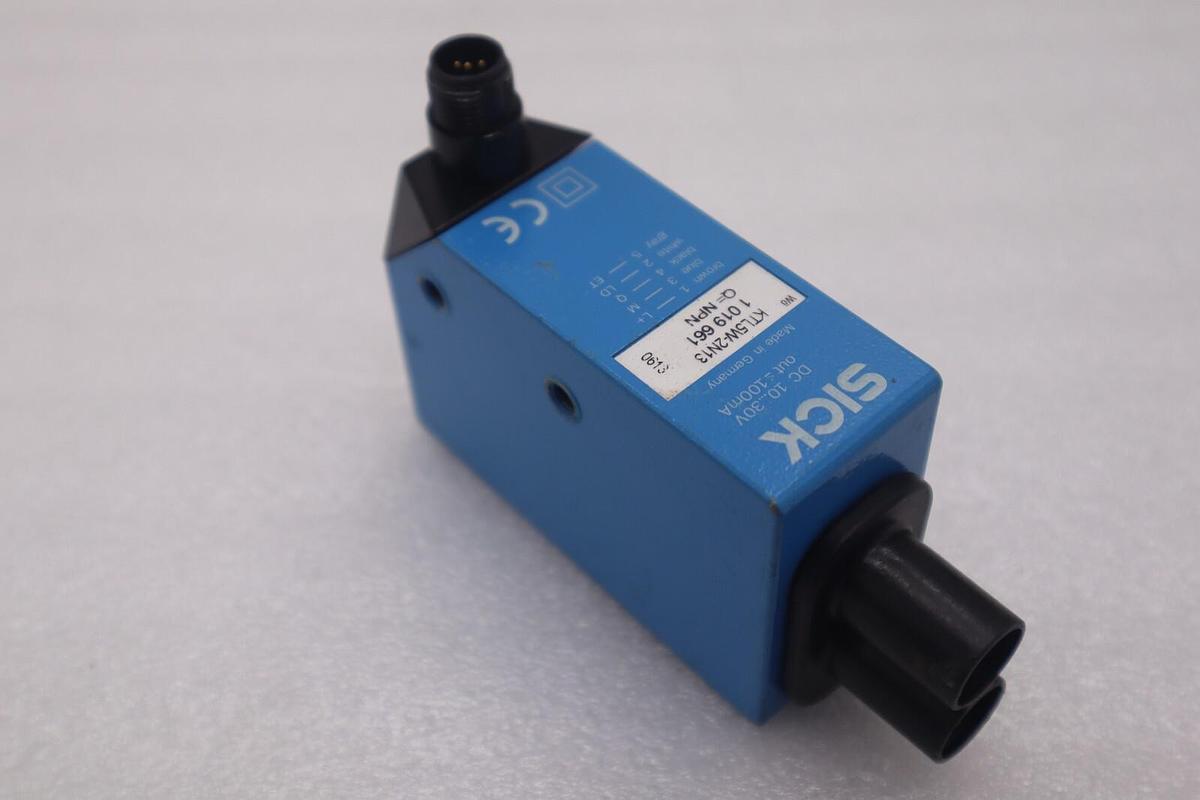 Used SICK KTL5W2N13 CONTRAST SENSOR NPN OUTPUT FIBER OPTIC NEVER USED STOCK B-1529