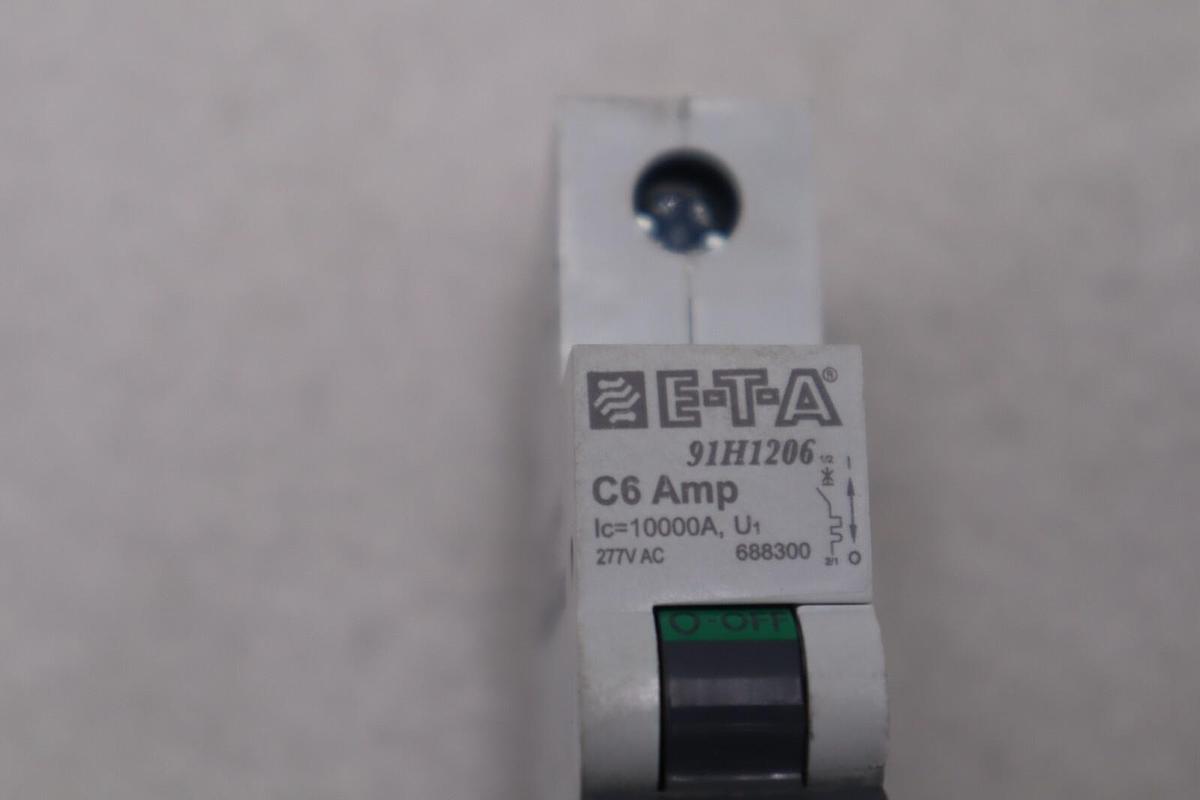 Used ETA 91H1206 C6 AMP CIRCUIT BREAKER STOCK #K-3820