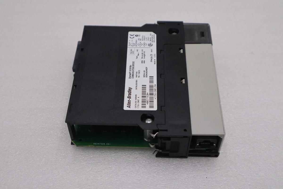 Used Allen Bradley 1756-ENBT Ser. A EtherNet/IP Communications Module STOCK 846C