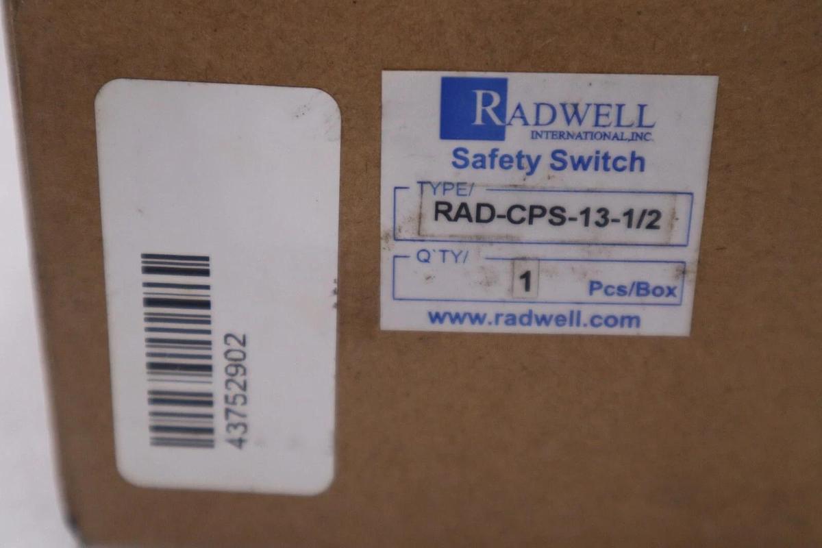 Used NEW RADWELL RAD-CPS-13-1/2 / RADCPS1312 STOCK H194