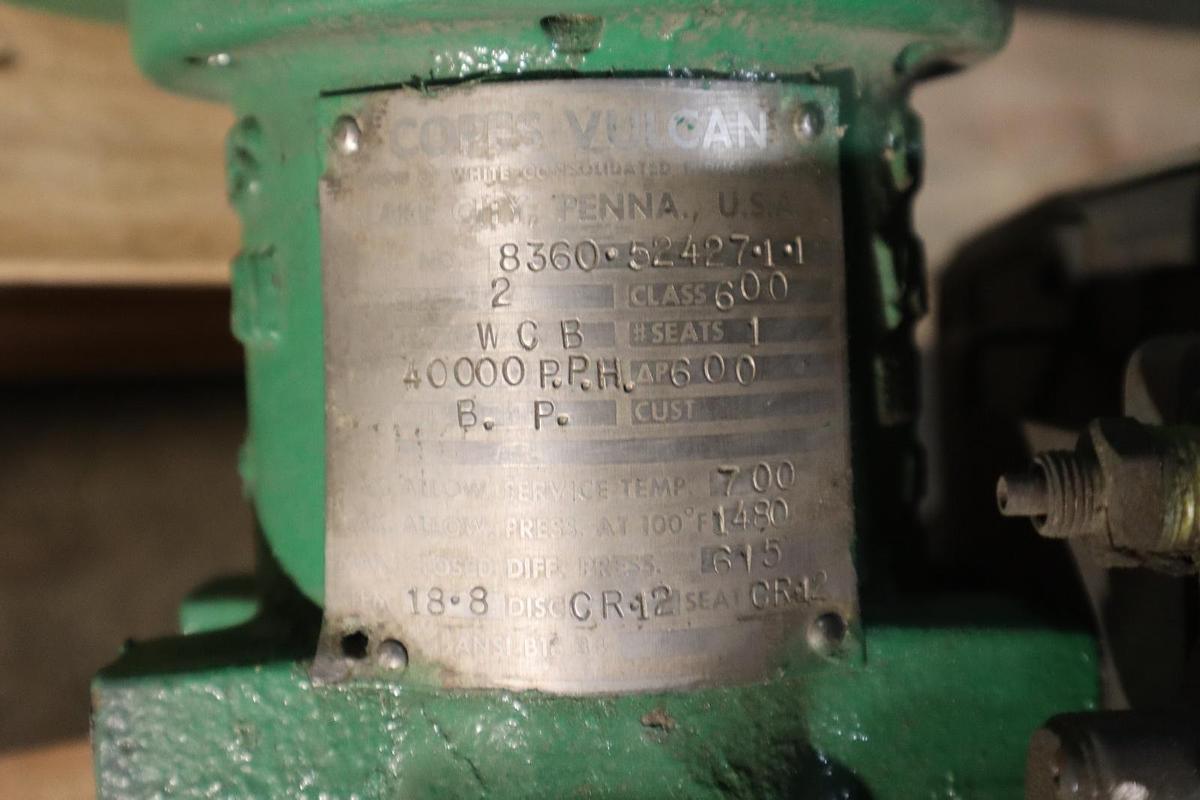 Used Fisher Control Valve Size 2 With Class 600 Pneumatic Actuator