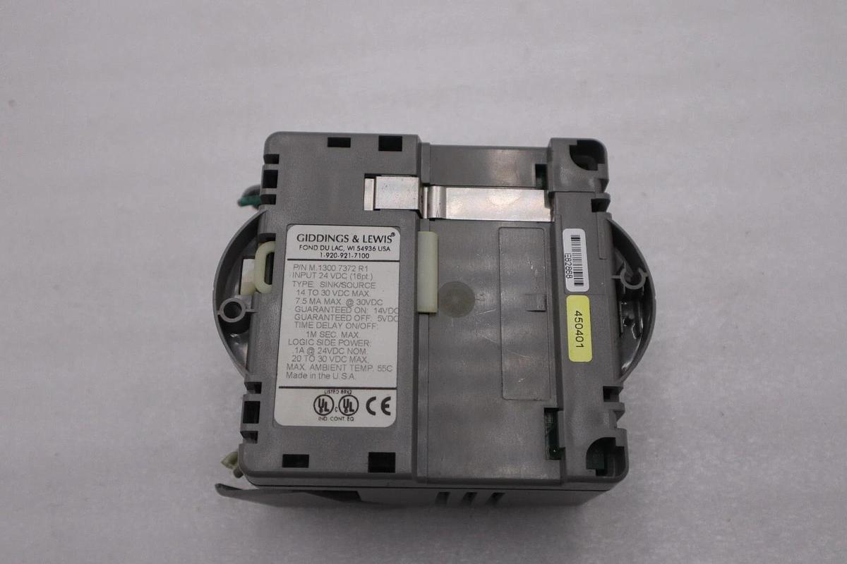 Used GIDDINGS & LEWIS M.1300.7372 R1 Input Module 24VDC SINK/SOURCE STOCK 630-D