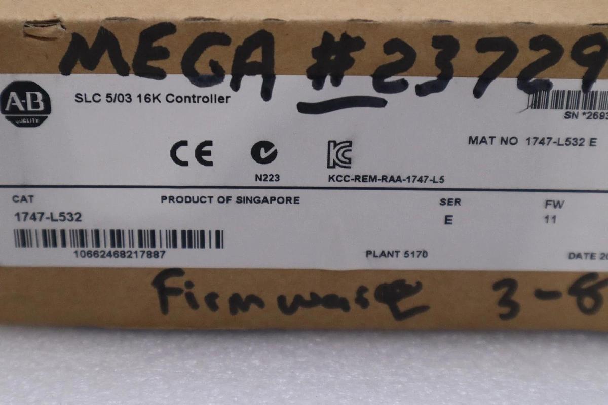 Allen Bradley 1747-L532 PROCESSOR MODULE SLC 500 CONTROLLER - STOCK GF48