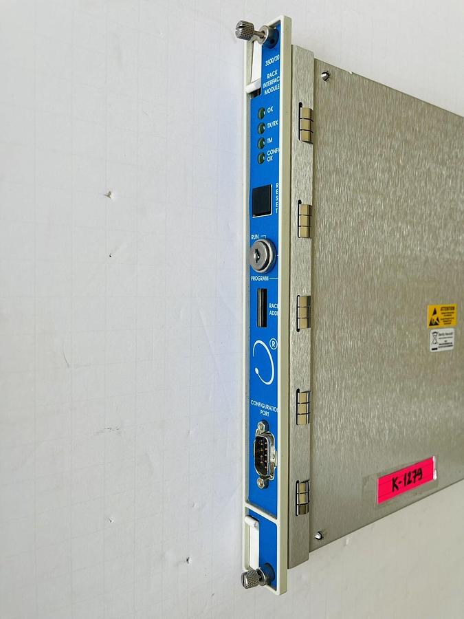 Used BENTLY NEVADA 3500/20 PWA 125744-02W Module #K-1279