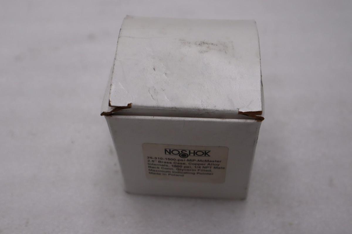 NOSHOK 25-310-1500-PSI-MIP / 253101500PSIMIP - NEW IN BOX STOCK H627A