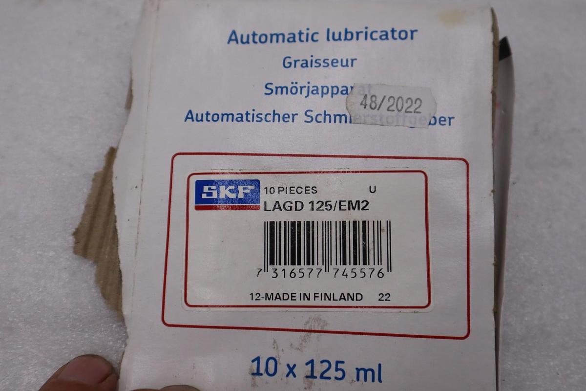 Used NEW SKF SYSTEM 24 LAGD 125/EM2 AUTOMATIC LUBRICATOR STOCK GF1322
