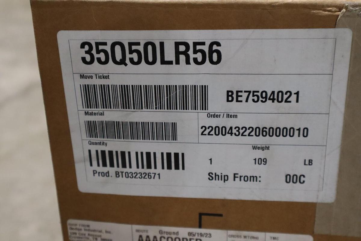 NEW IN BOX Dodge 35Q50LR56 TIGEAR-2 REDUCER STOCK HS28