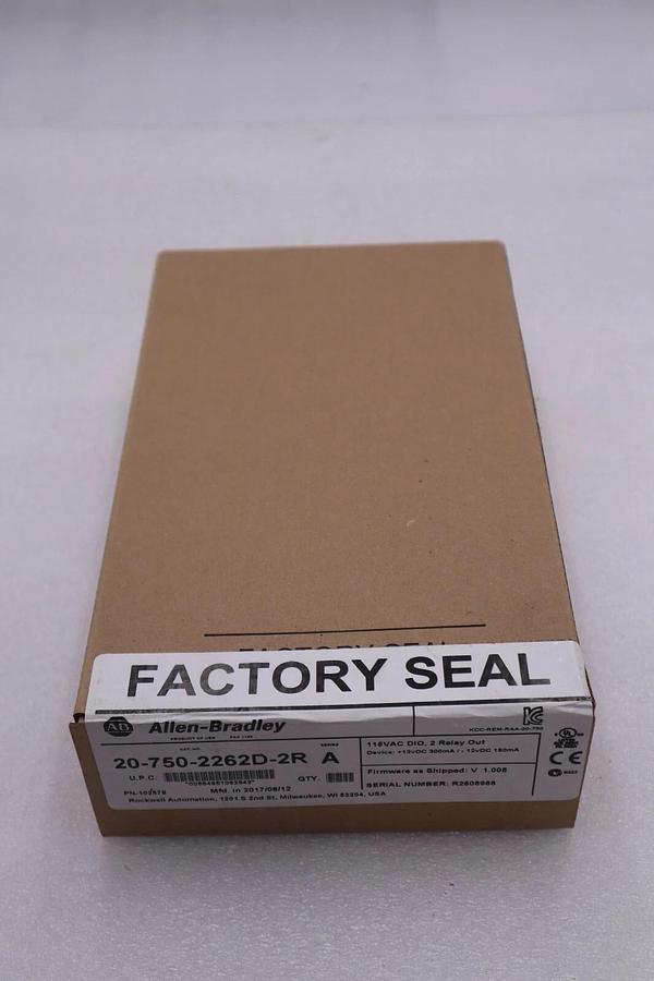 Used NEW MFG. 2017 Allen Bradley 20-750-2262D-2R /A PowerFlex 750 STOCK 4053