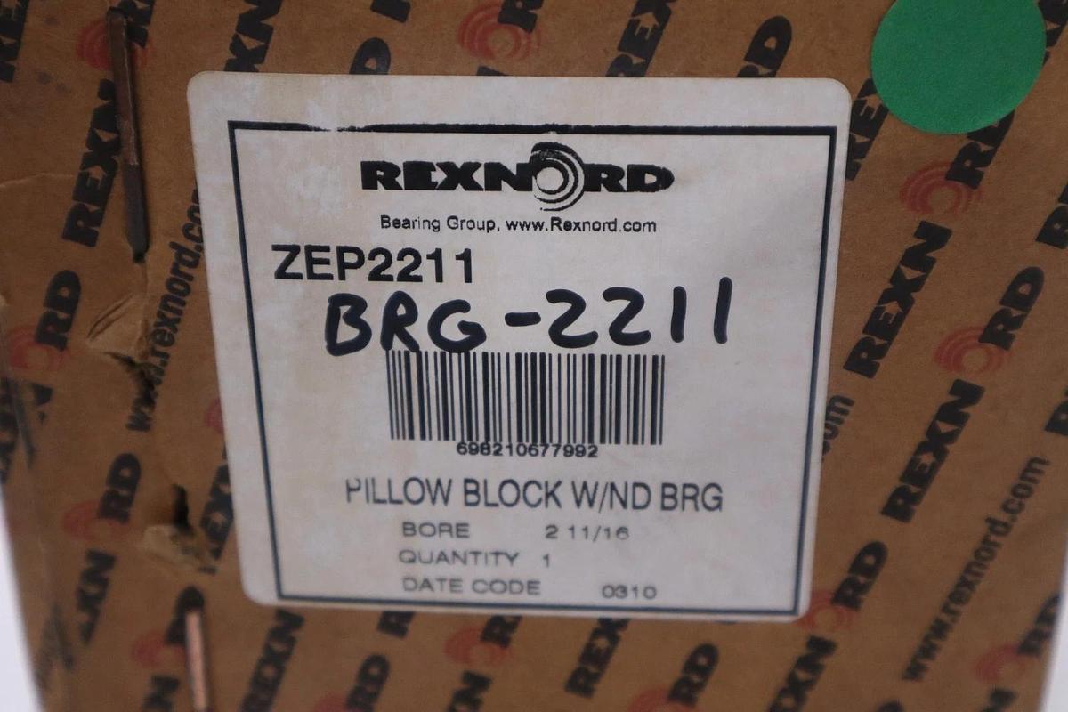 Used REXNORD ZEP2211 / ZEP2211 (NEW IN BOX) BEARING HOUSING STOCK SGF-21