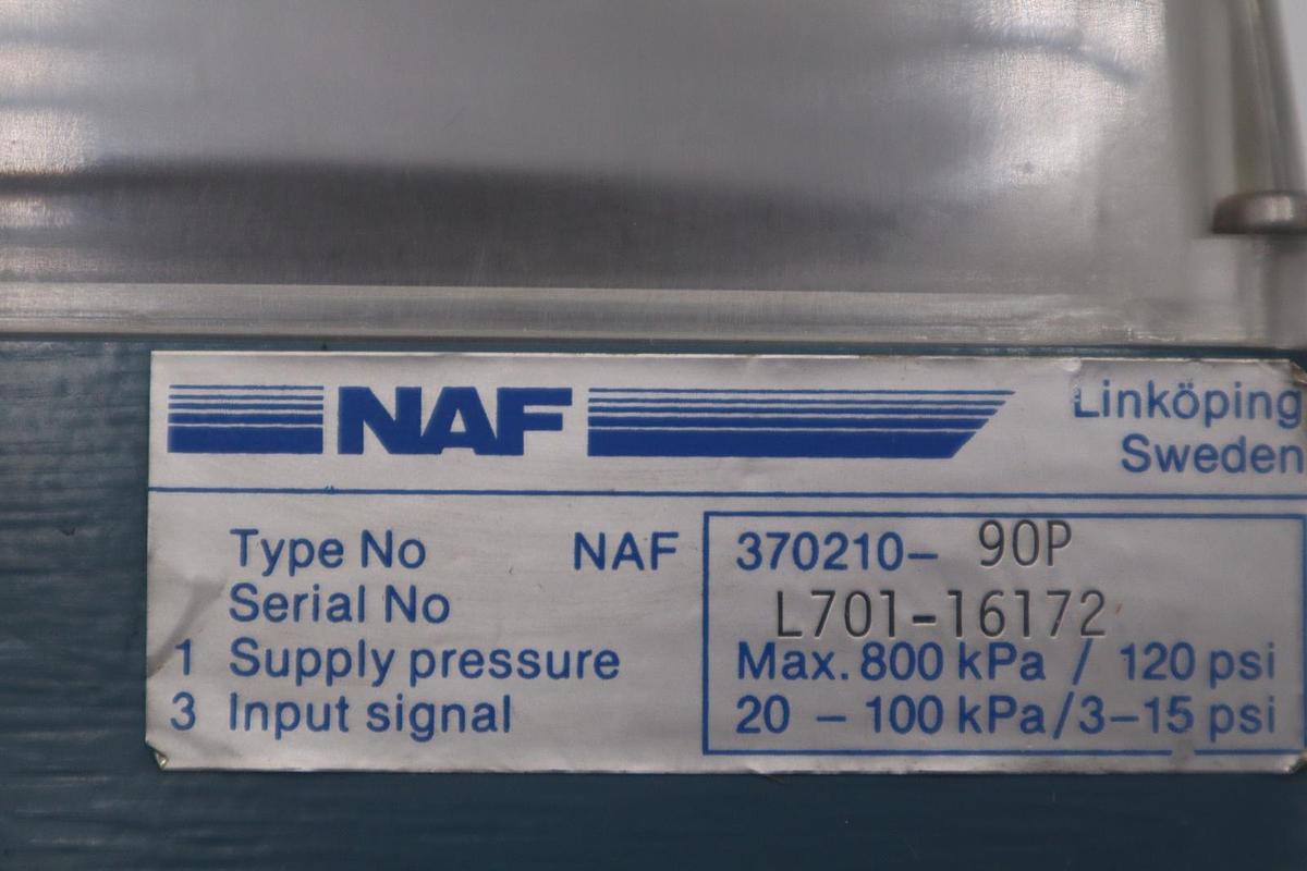 Used NAF 370210-90P Positioner Valve NEW IN BOX STOCK GF-746