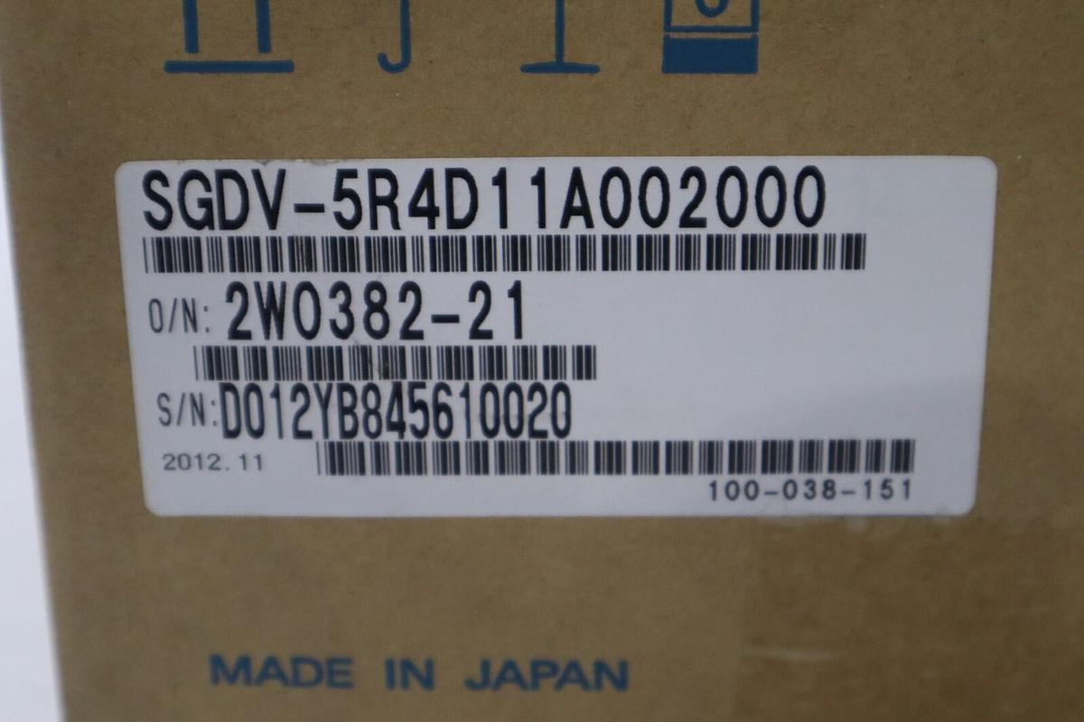 YASKAWA ELECTRIC SGDV-5R4D11A002000 SERVO DRIVE NEW IN BOX STOCK H44