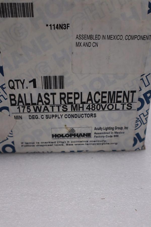 HOLOPHANE RBK175MH48B / RBK175MH48B NEW IN BOX STOCK H376