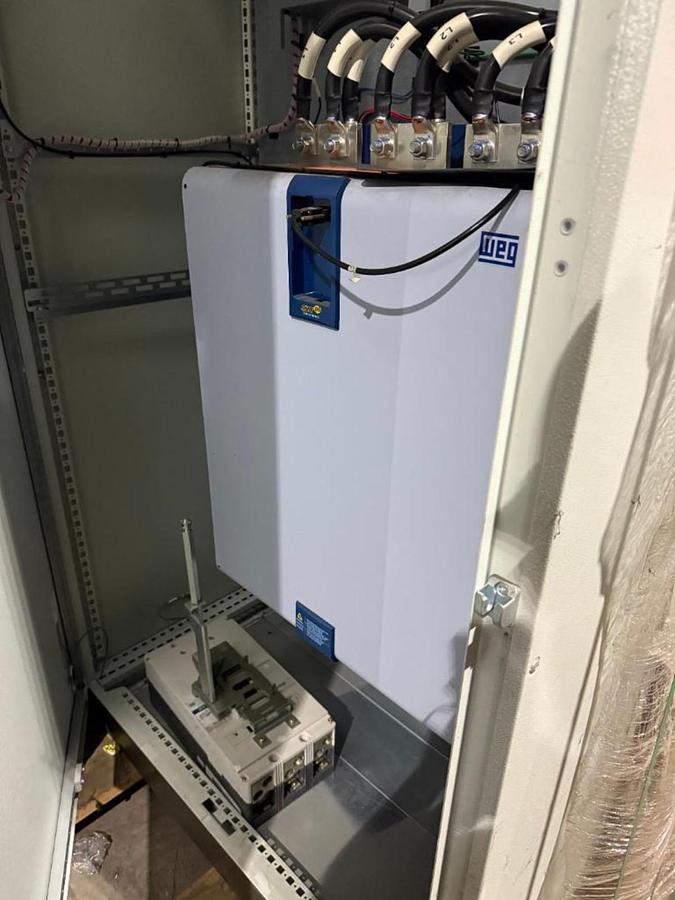 Used WEG SSW06 SOFT STARTER, 220-575v; 670a; 3Phase; SSW060670T2257ESZ W/ CABINET