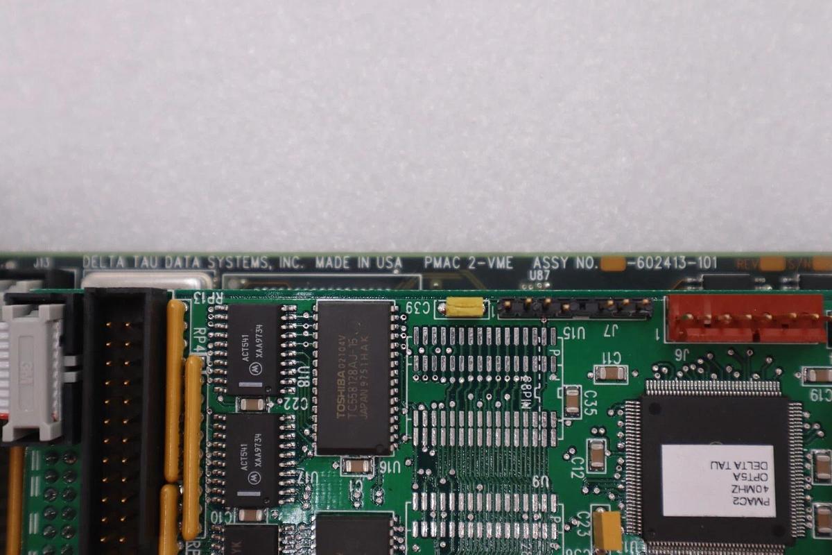 Used USED TOSHIBA PMAC 2-VME 4-AXIS ASSY 602413-101 MOTION CONTROL CARD STOCK #2849