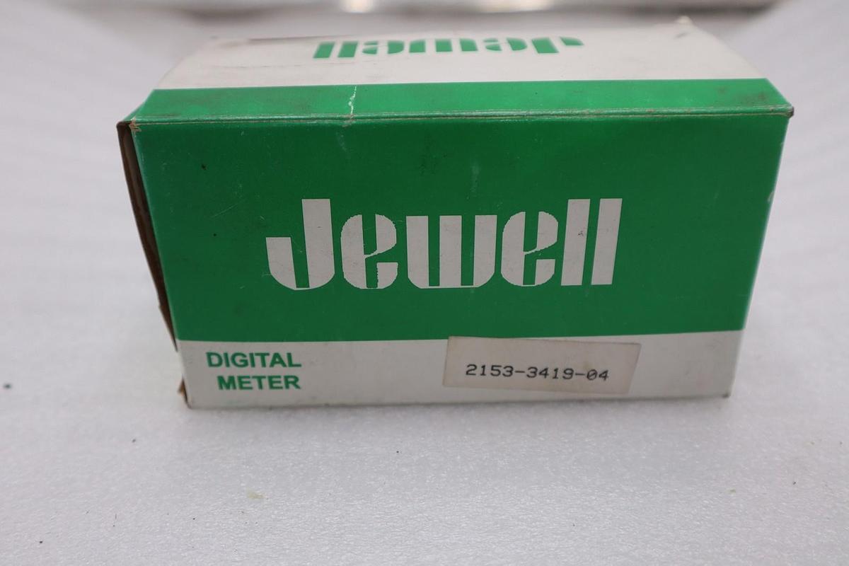 Used NEW OPEN BOX JEWELL MODUTEC INC DIGITAL METER 2153-3419-04 STOCK K2994CC