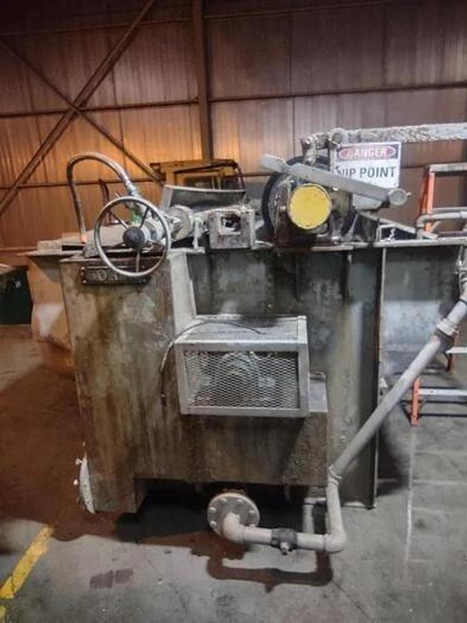 Used J.H. HORNE 100" WIDE X 48" DIA. DRUM THICKENER W/ SPARE DRUM